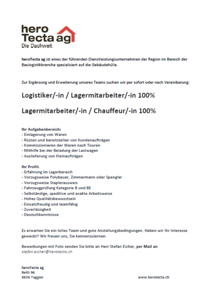 Logistiker-/in